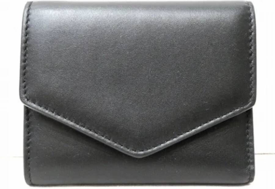 Maison Margiela Pre-owned Leather wallets Zwart Dames