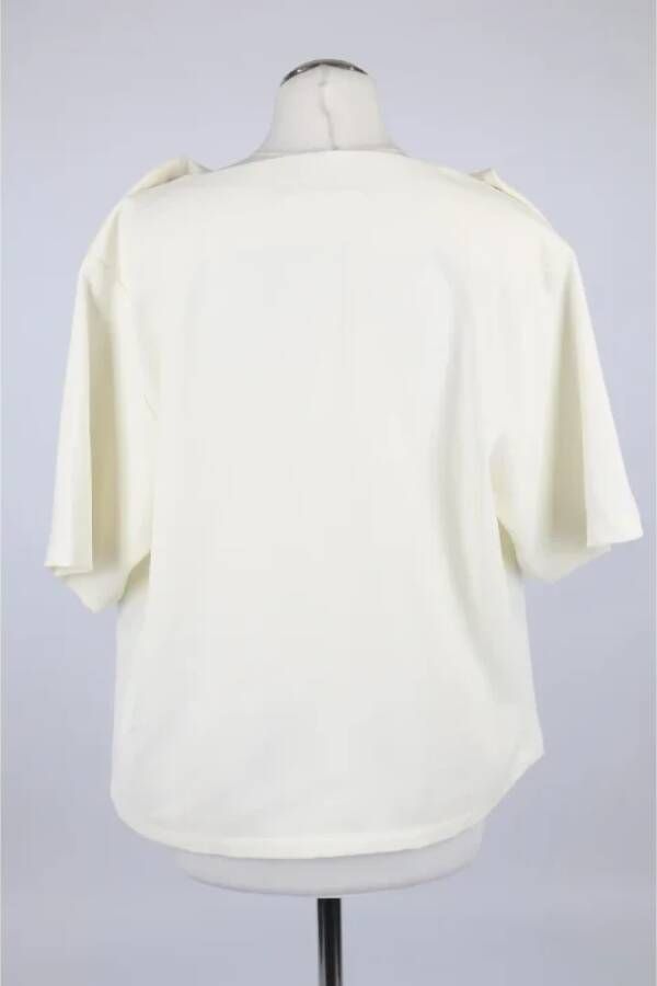 Maison Margiela Pre-owned Polyester tops White Dames
