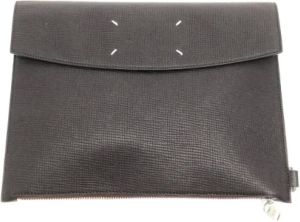 Maison Margiela Pre-owned Pre-owned Leather clutches Zwart Dames