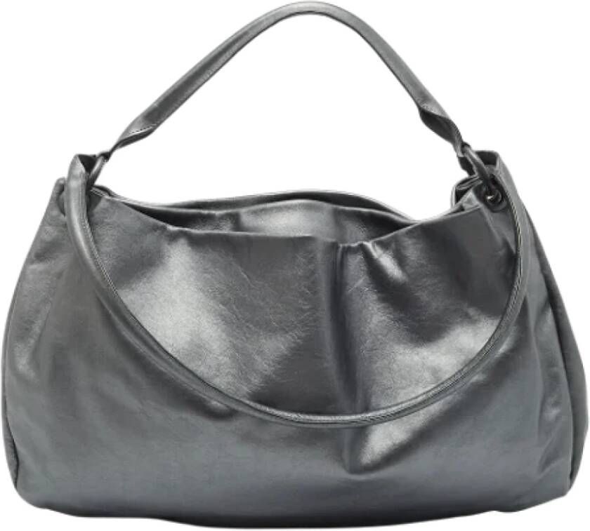 Maison Margiela Pre-owned Leather handbags Grijs Dames