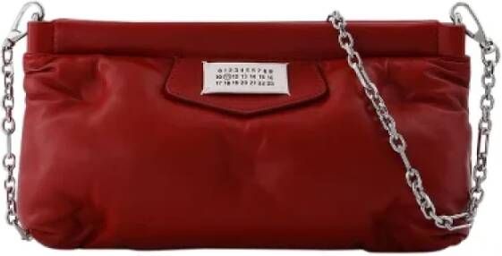 Maison Margiela Pre-owned Leather handbags Rood Dames