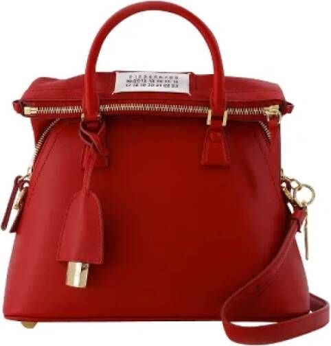 Maison Margiela Pre-owned Leather handbags Rood Dames