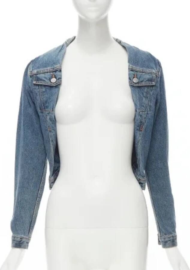 Maison Margiela Pre-owned Voldoende denim bovenkleding Blauw Dames