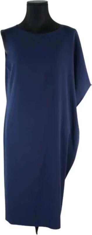 Maison Margiela Pre-owned Voldoende polyester jurken Blauw Dames