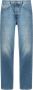 Maison Margiela Blauwe Denim Katoenen Straight Leg Jeans Blauw Heren - Thumbnail 1