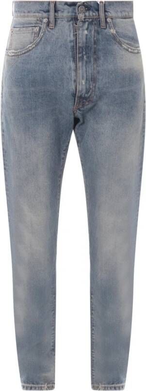 Maison Margiela Ripped Slim-fit Jeans Blauw Heren