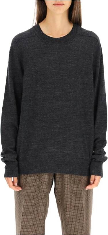 Maison Margiela Ronde hals gekweek Grijs Dames
