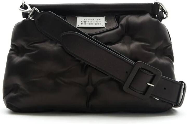Maison Margiela Glam Slam Classique Small Bag Beige Leather Beige Dames - Foto 9