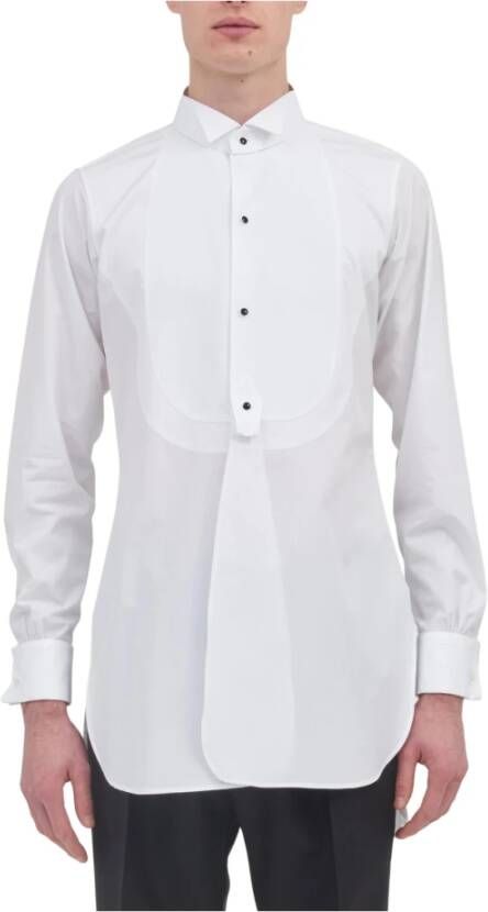 Maison Margiela Wit Formeel Overhemd met Franse Manchetten White Heren