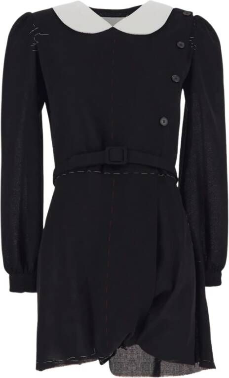 Maison Margiela Short Dresses Zwart Dames