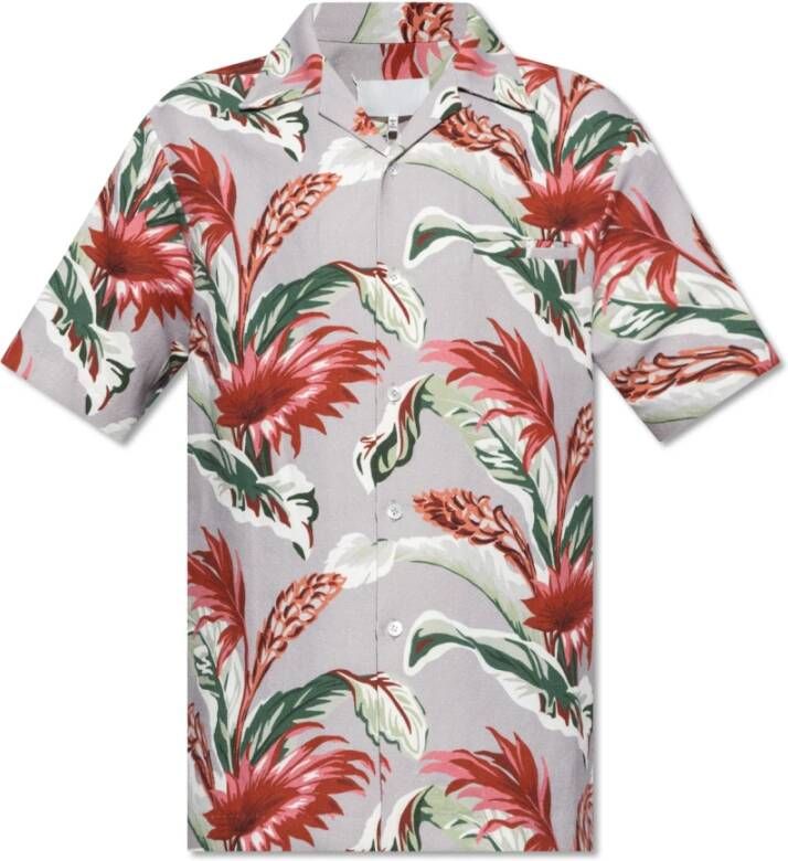 Maison Margiela Shirt met korte mouwen Grijs Heren