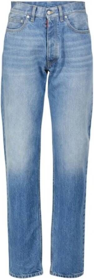 Maison Margiela Slim-Fit Klassieke Blauwe Jeans Blauw Heren