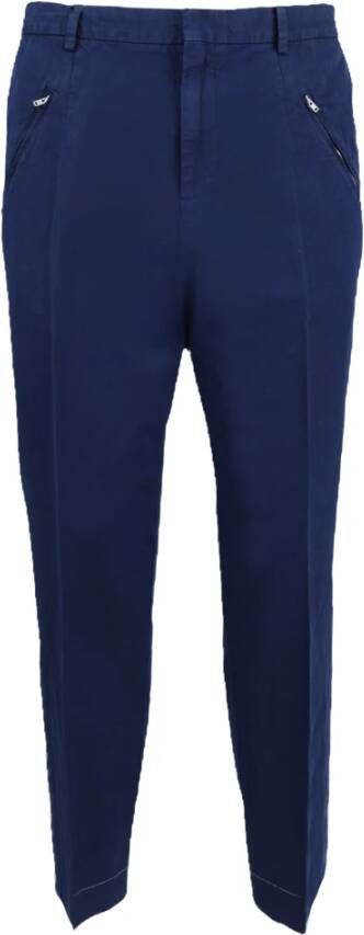 Maison Margiela Slim-fit Trousers Blauw Heren