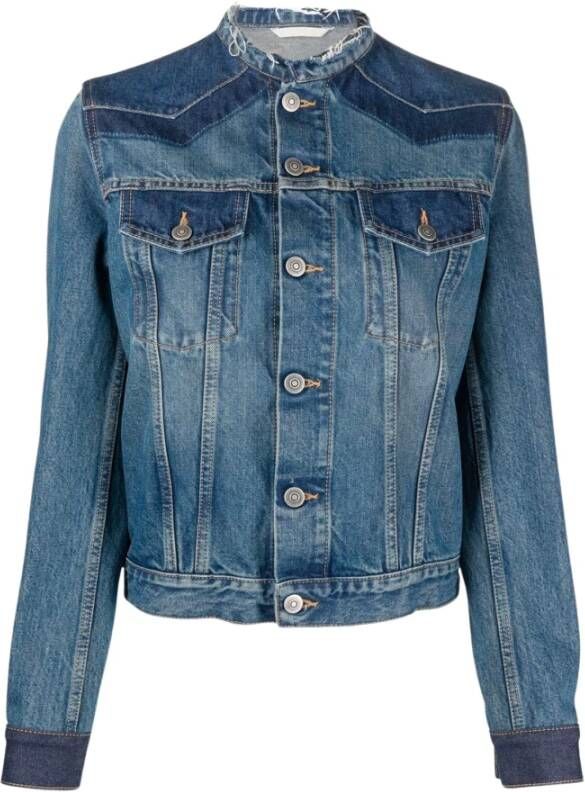 Maison Margiela Spijkerjasje Blauw Dames