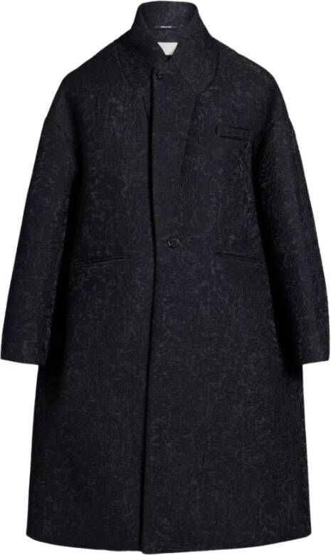 Maison Margiela 900 Black Coat Stijlvolle en Trendy Buitenkleding Black Dames