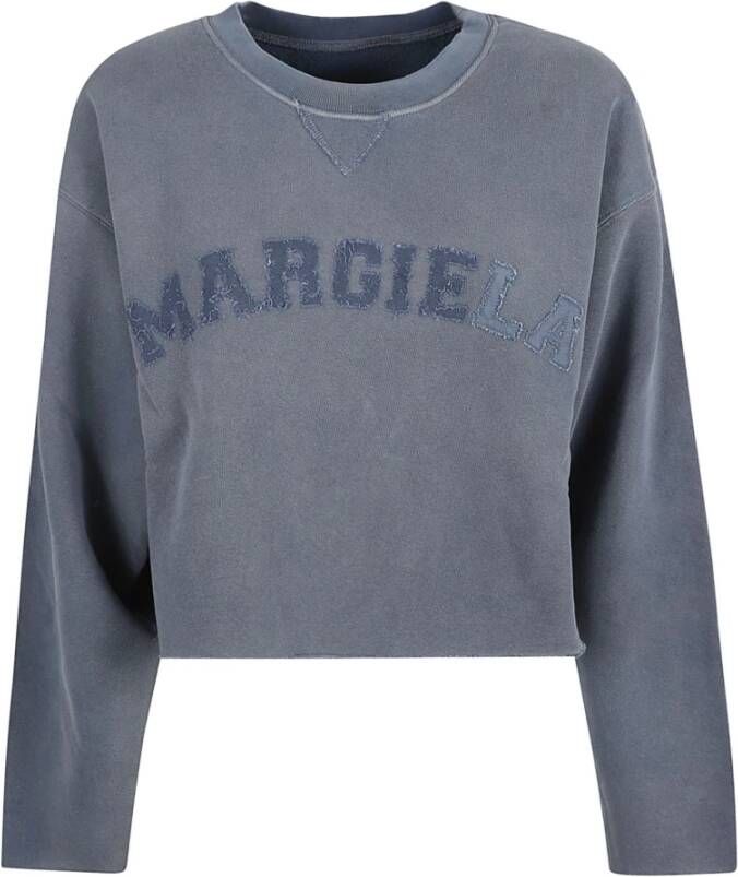 Maison Margiela Sweatshirt Blauw Dames
