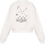 Maison Margiela Sweatshirt met numeriek logo borduursel White Dames - Thumbnail 1