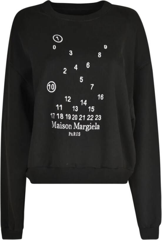 Maison Margiela Sweatshirts Zwart Dames