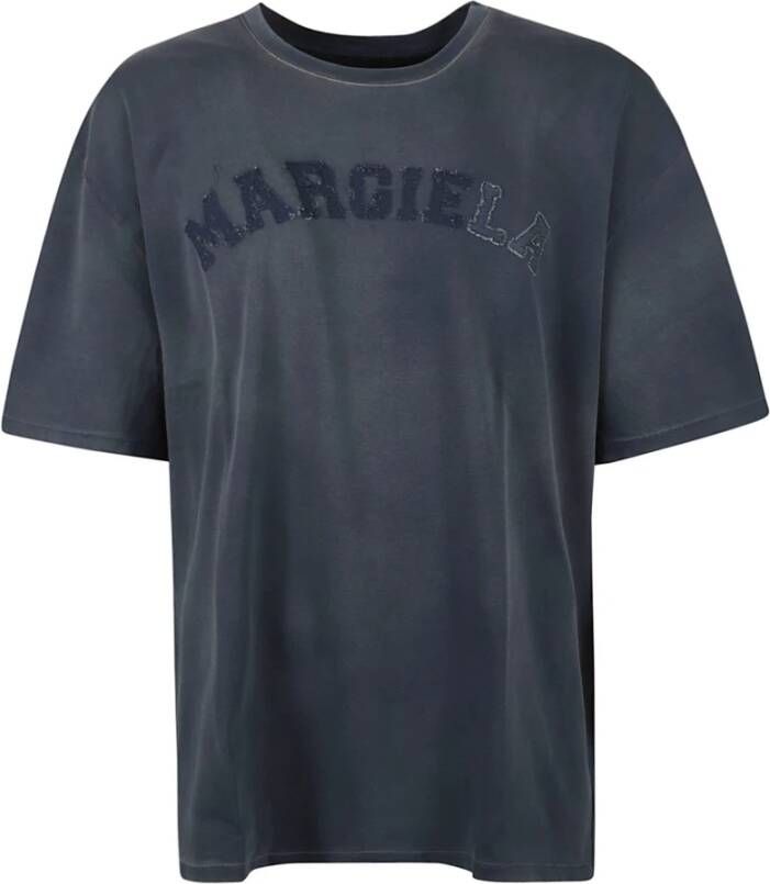 Maison Margiela T-shirt en Polo Collectie Blauw Heren