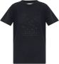 Maison Margiela Zwart Delav? Katoenen T-Shirt met Nummers Motief Zwart Dames - Thumbnail 1