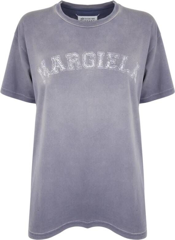 Maison Margiela T-Shirt Paars Dames