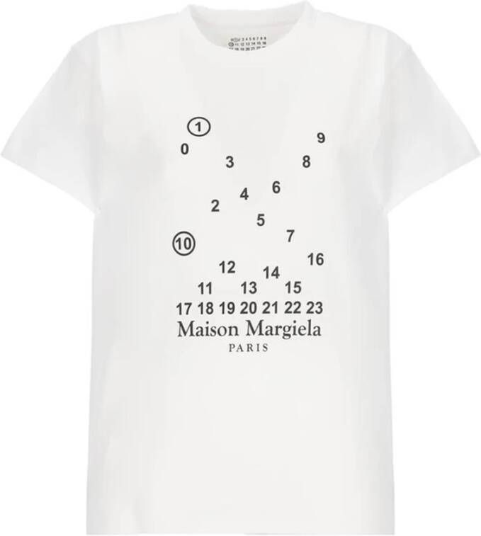 Maison Margiela Wit katoenen t-shirt Wit Dames