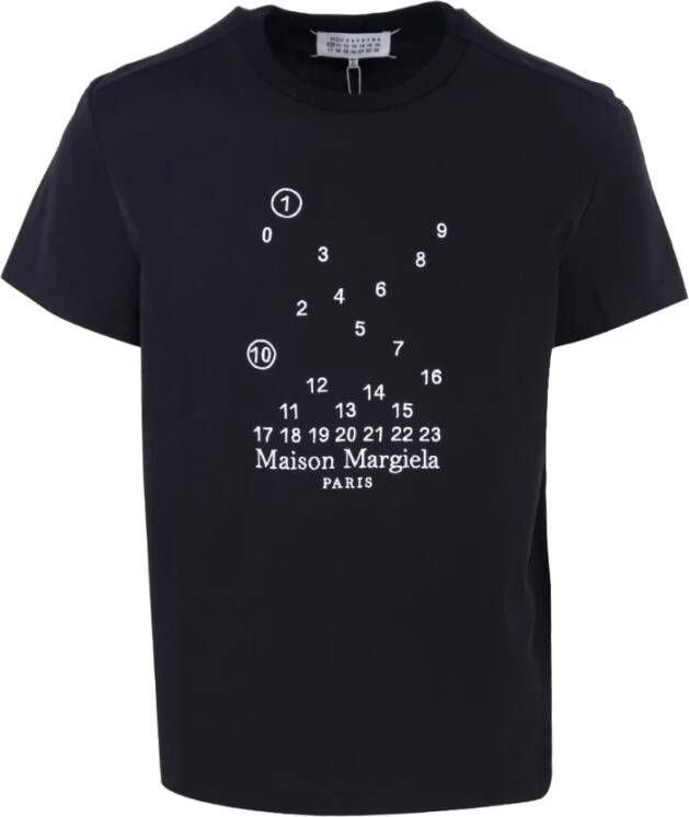 Maison Margiela T-Shirt Zwart Heren