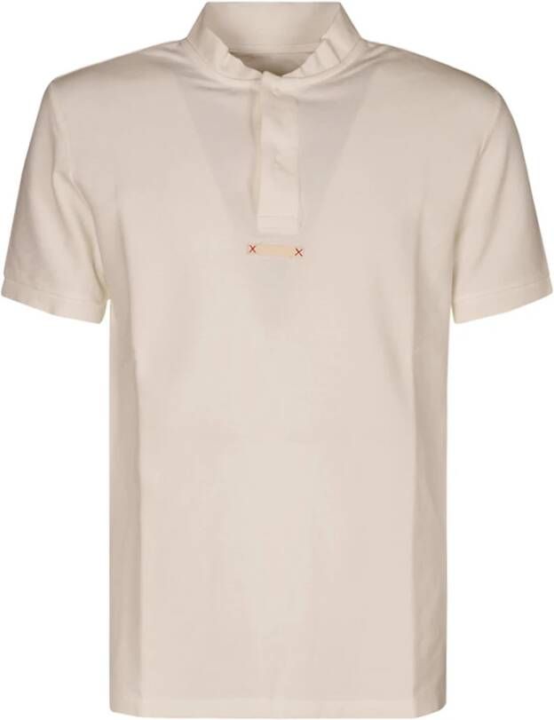 Maison Margiela T-shirts and Polos Beige Heren