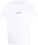 Maison Margiela Witte Katoenen T-shirt met Omgekeerd Logo White Heren - Thumbnail 1
