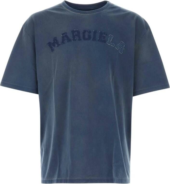 Maison Margiela T-Shirts Blauw Heren