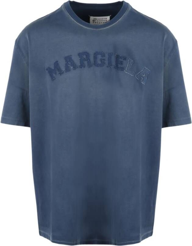 Maison Margiela T-Shirts Blauw Heren