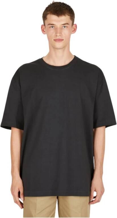 Maison Margiela Oversized Four Stitch T-Shirt Black Heren