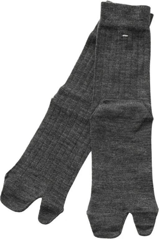 Maison Margiela Tabi Sokken Klassieke Stijl Grijs Dames