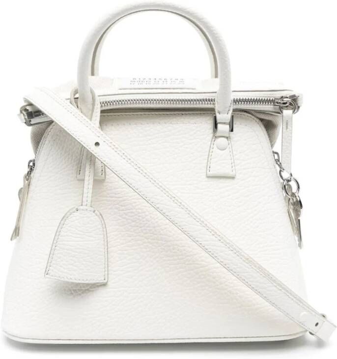 Maison Margiela Tijdloze Elegante Mini Handtas Wit Dames