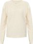 Maison Margiela Ivory Katoen Blend Trui Beige Dames - Thumbnail 1