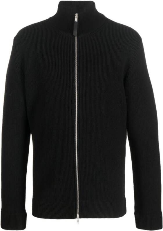 Maison Margiela Upgrade je casual garderobe met deze zip-through sweatshirt Zwart Heren