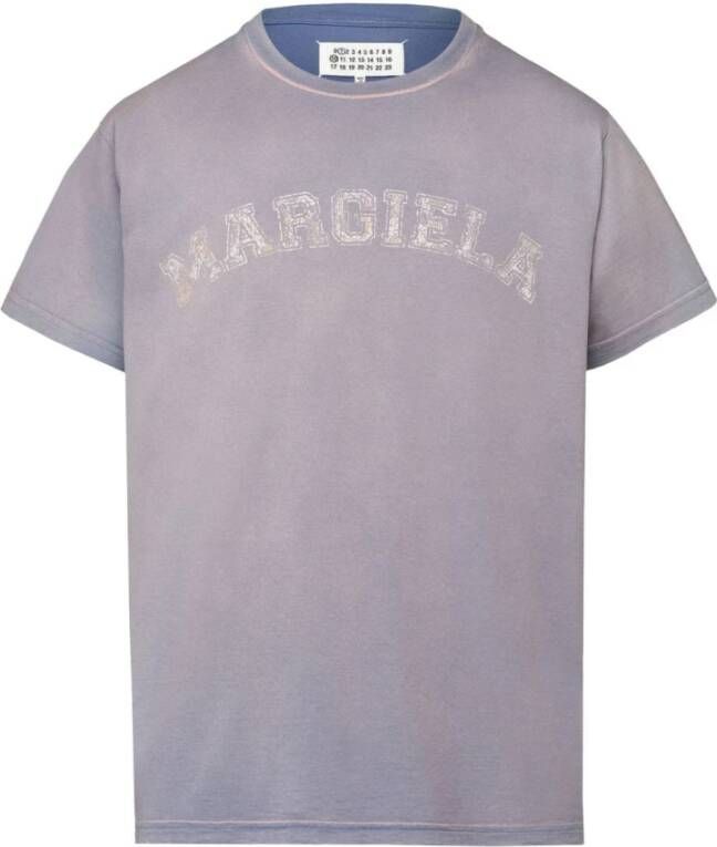 Maison Margiela Upgrade je casual garderobe met stijlvolle T-shirts Paars Heren