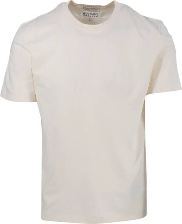 Maison Margiela Upgrade je garderobe met 963 tinten wit T-shirt White Heren