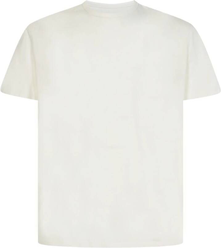 Maison Margiela Upgrade je garderobe met deze klassieke ivoorwitte T-shirt White Heren