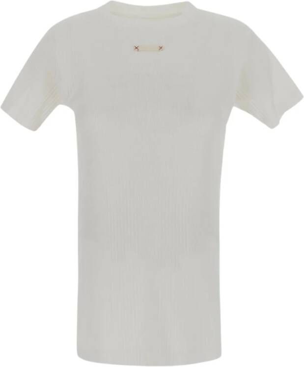 Maison Margiela Upgrade je garderobe met een klassiek wit T-shirt White Dames