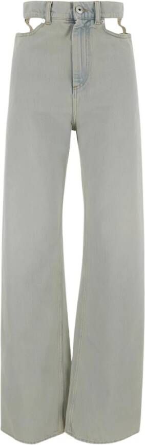 Maison Margiela Versleten Denim Jeans Blauw Dames