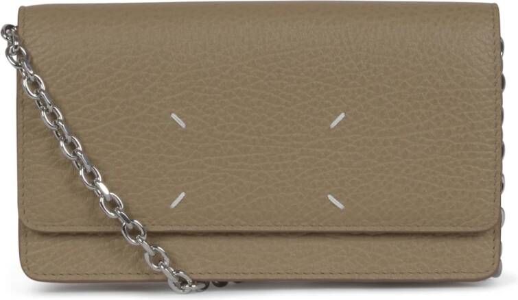 Maison Margiela Dierenprint Oversize Beige Tas Beige Dames