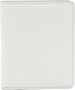 Maison Margiela Witte Kalfsleren Bi-Fold Portemonnee White Dames - Thumbnail 1
