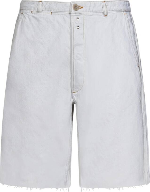 Maison Margiela Witte denim shorts voor heren Wit Heren