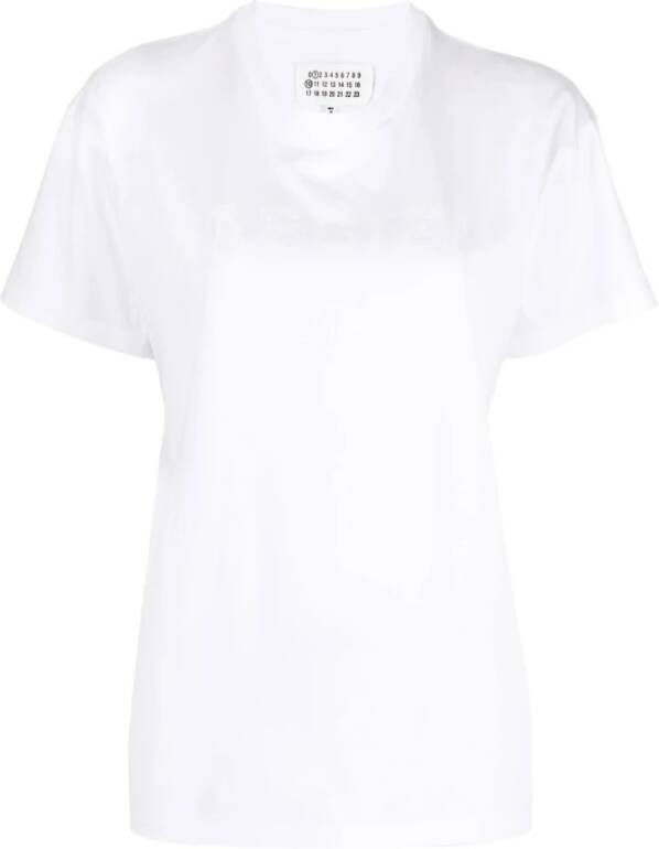 Maison Margiela Women Clothing T-Shirts Polos White Ss23 Wit Dames