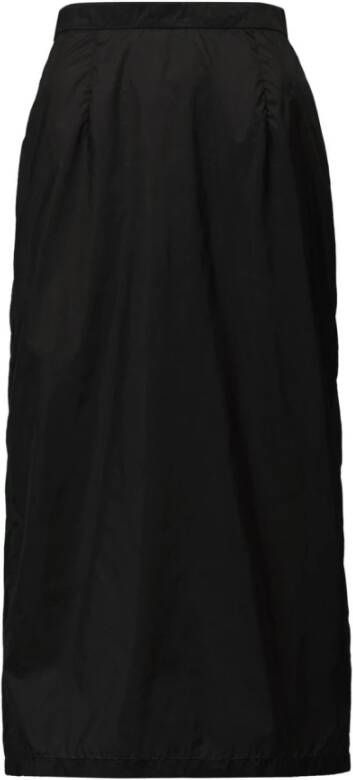Maison Margiela Zwarte chiffon rok met hoge taille Zwart Dames