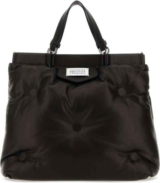 Maison Margiela Zwarte Medium Glam Slam Winkel Tas Zwart Dames