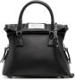 Maison Margiela Hobo bags Structured Textured Leather Shoulder Bag in zwart - Thumbnail 1