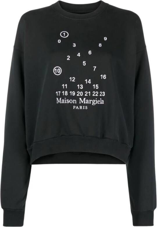 Maison Margiela Zwarte Sweaters voor Heren Black Dames
