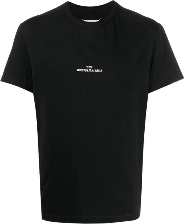 Maison Margiela Zwarte T-shirts en Polos van Zwart Heren